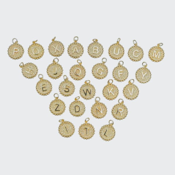 Initial Medallion Necklace