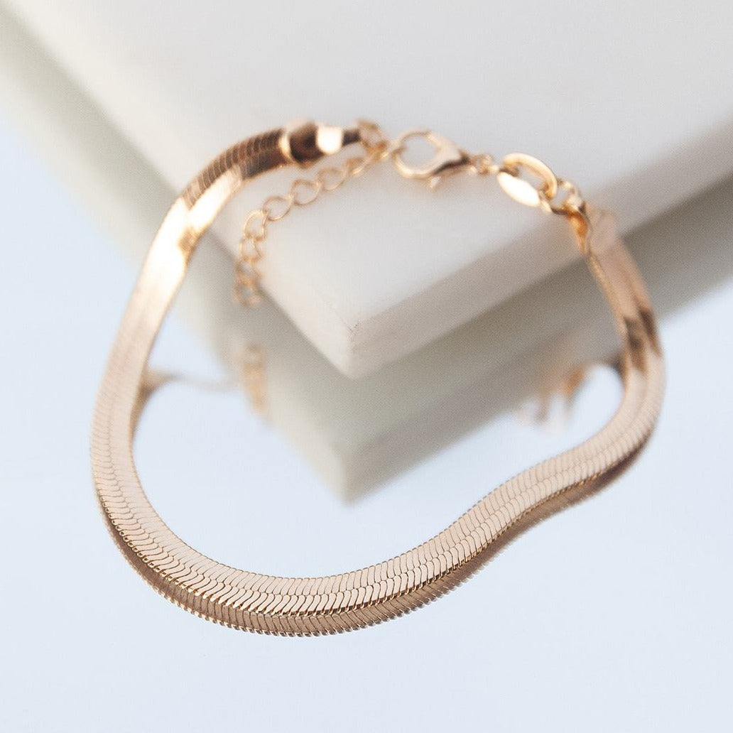 Aurelie Herringbone Bracelet
