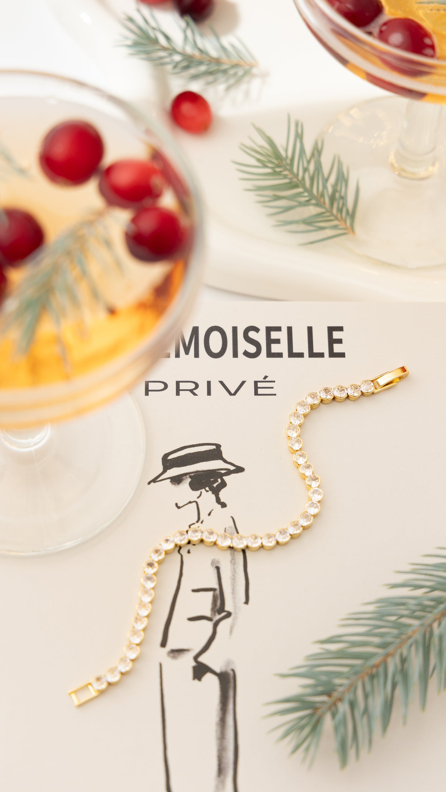 Holiday Light Tennis Bracelet