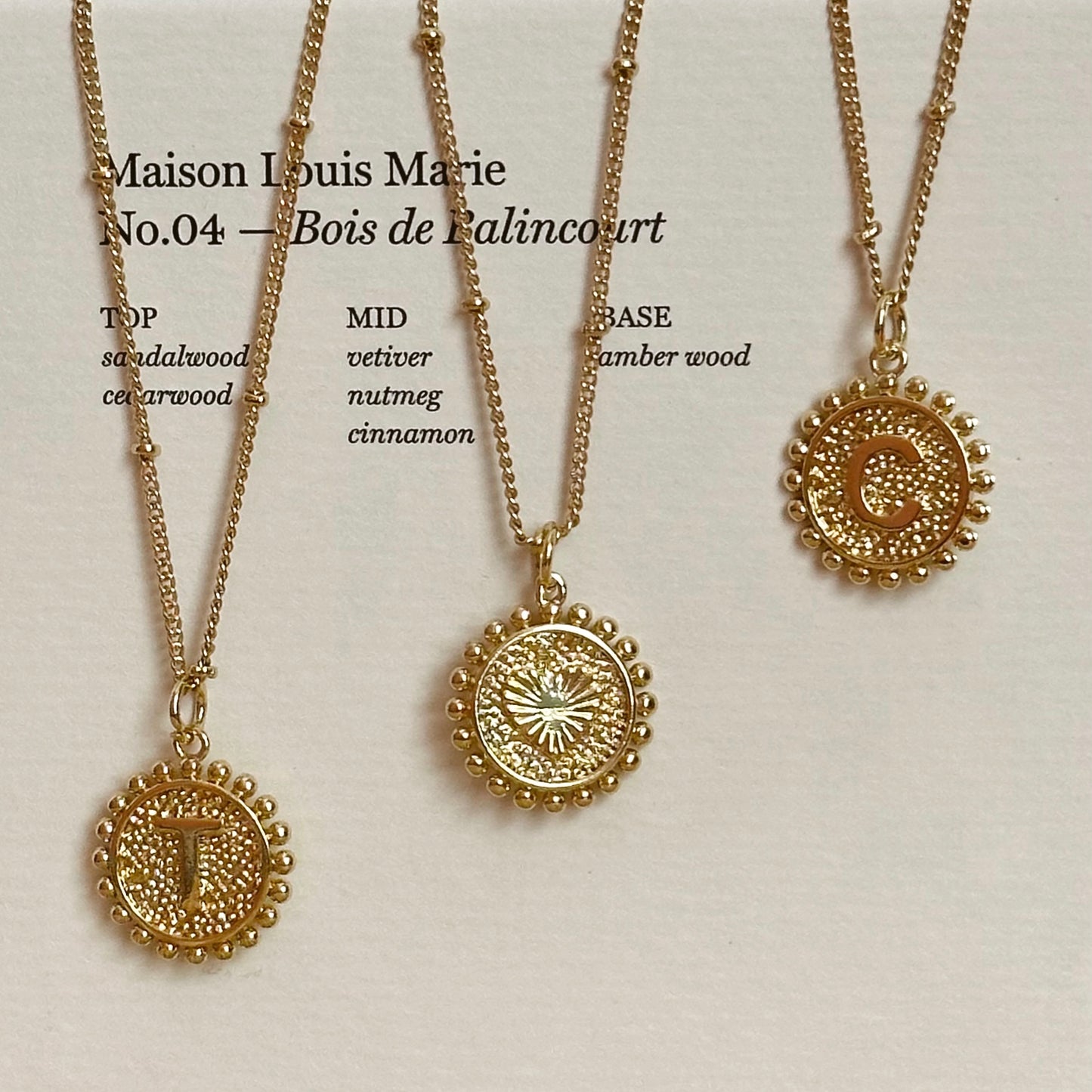 Initial Medallion Necklace