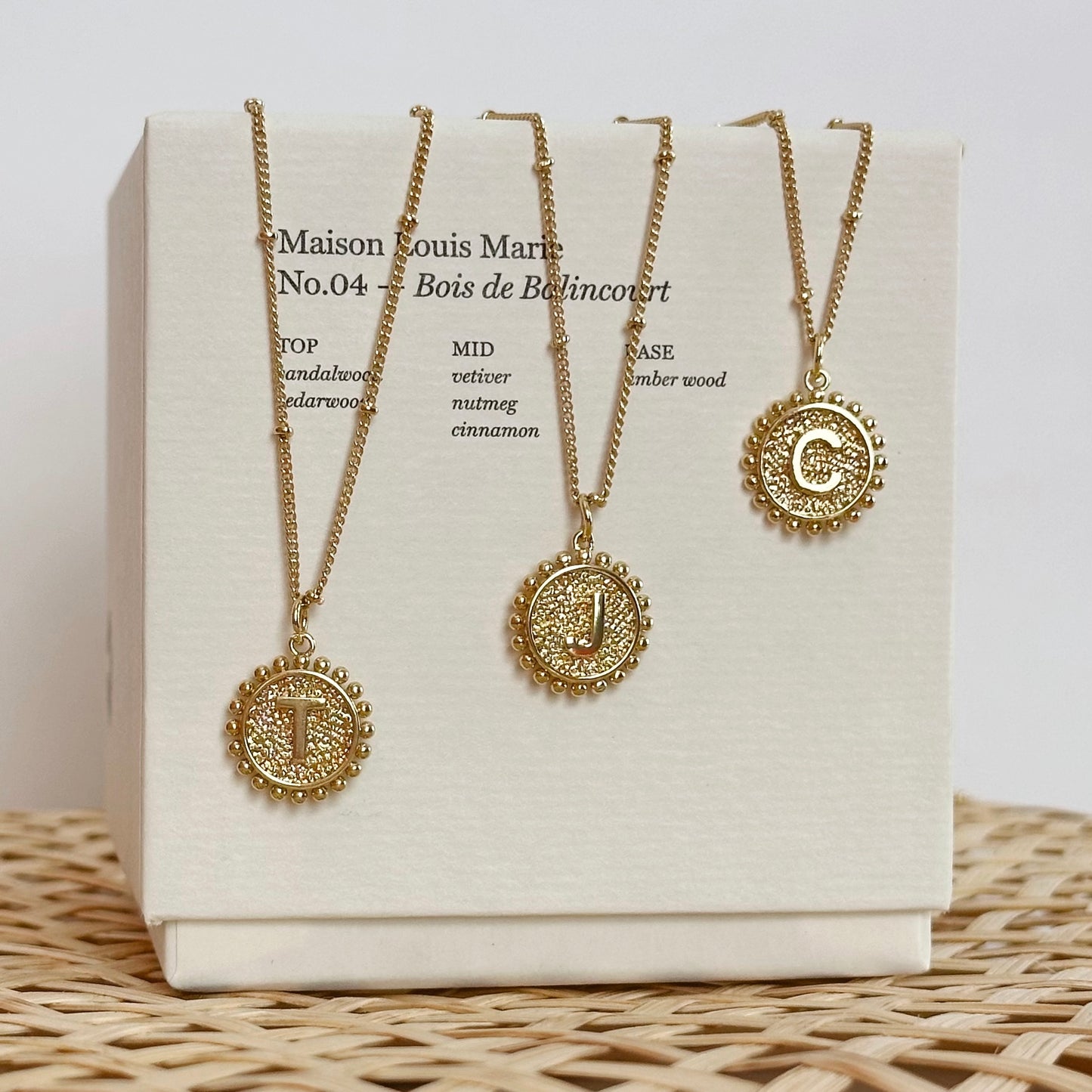 Initial Medallion Necklace