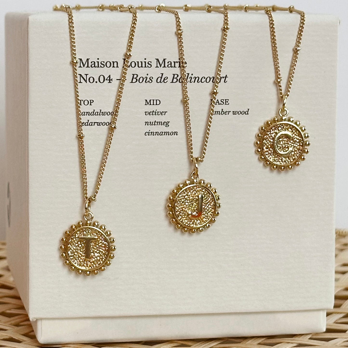 Initial Medallion Necklace